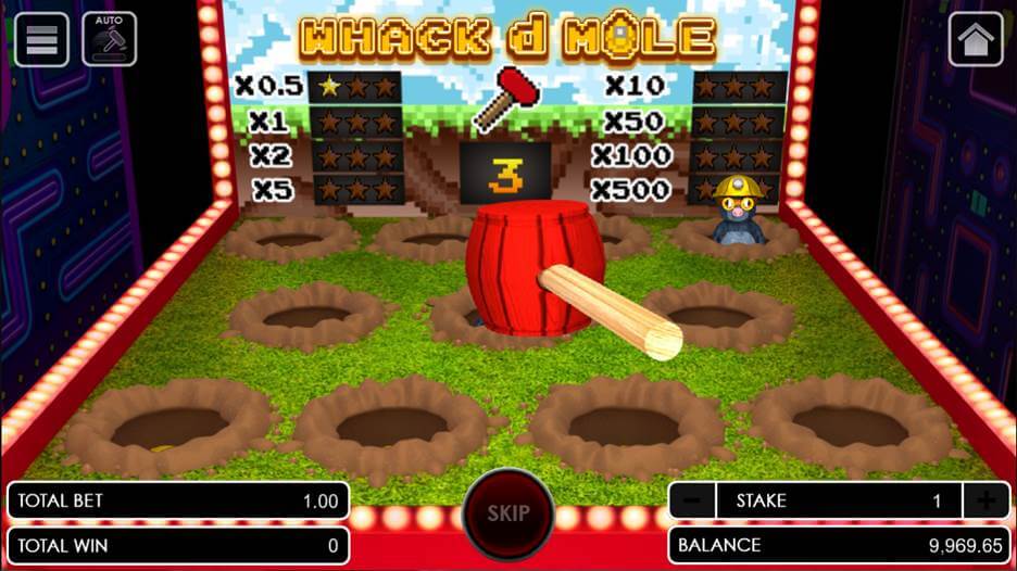 เกม Whack D mole